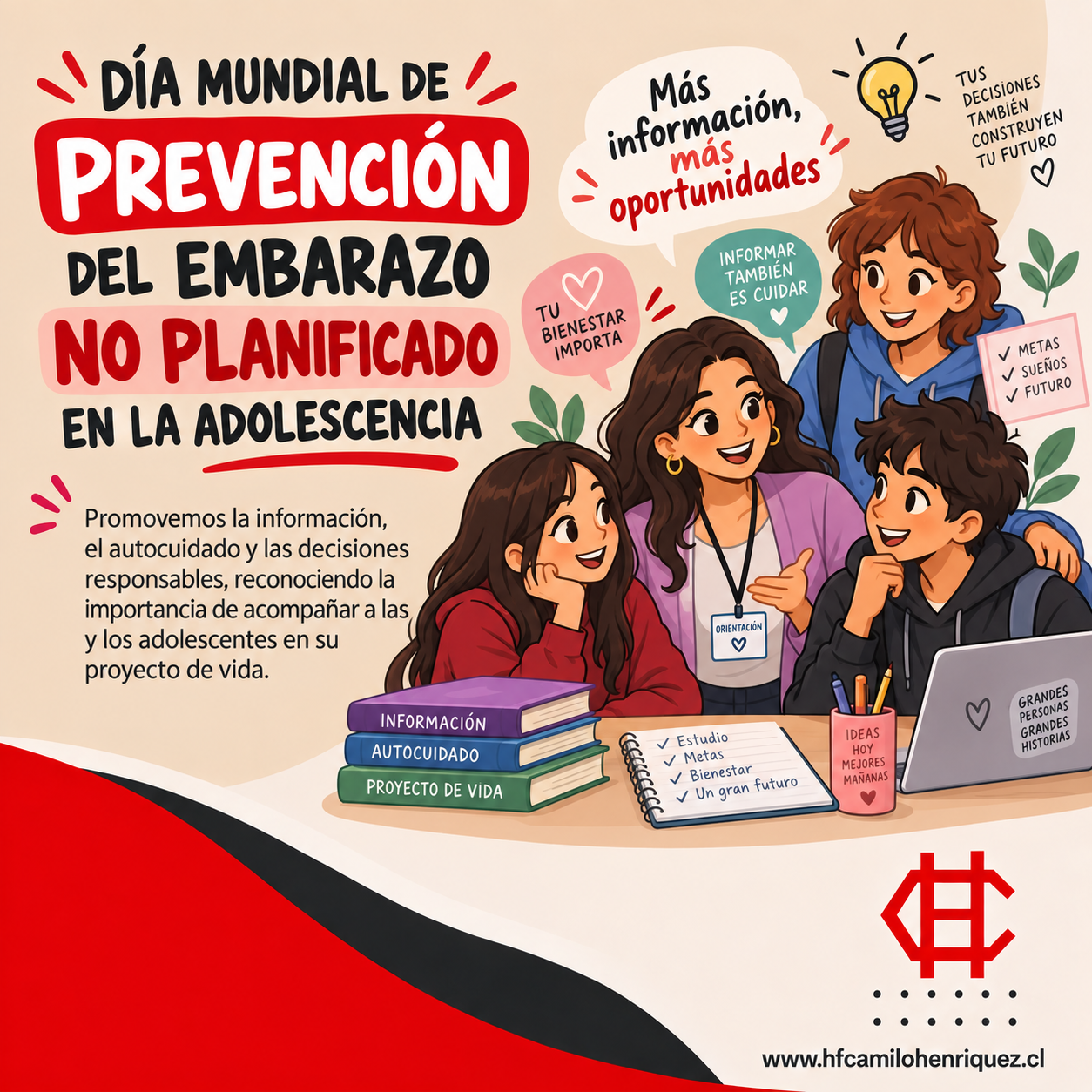Día Mundial de Prevención del Embarazo no Planificado en la Adolescencia